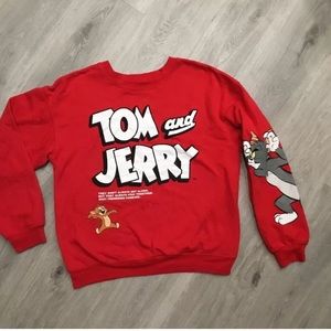 TOM AND JERRY Red Sweatshirt L 11-13